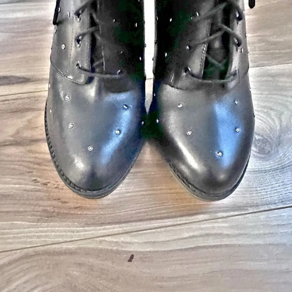 Dr. Martens Black Studded Ankle Boots - Picture 7 of 16